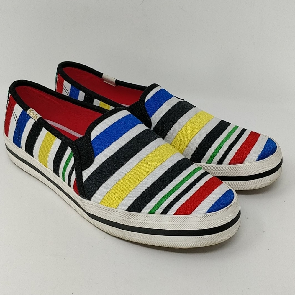 Keds Kate Spade Multicolor Striped Sneakers Size 7